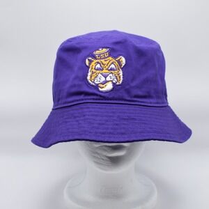 Nike LSU Tigers Logo Square Brim Apex Bucket Cap Hat Mens Size Large Purple NWT
